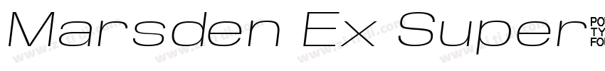 Marsden Ex Super字体转换